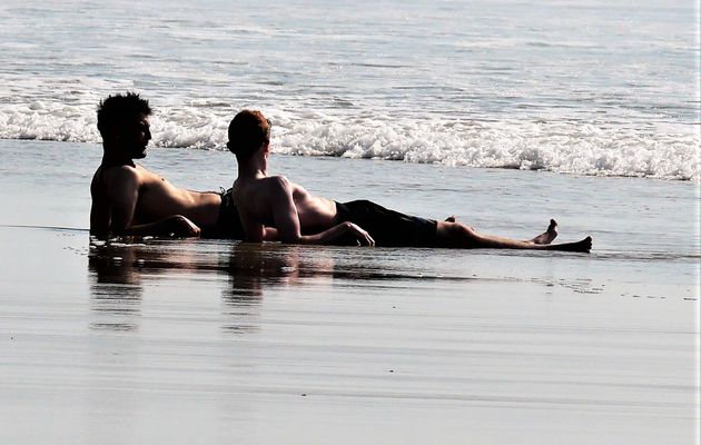 6 septembre. C'est mieux que la télé non? Plage de la giraudière.