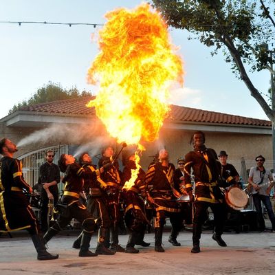 Boule de feu en plein jour