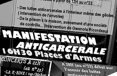 Journée anticarcérale le 10 octobre à Poitiers