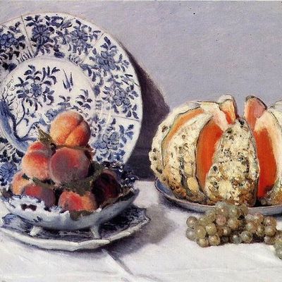 Fruits d'été par les peintres - Claude Monet (1840-1926) nature morte aux fruits