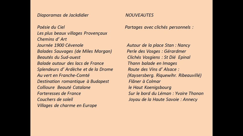 Album - liste-nouveautes