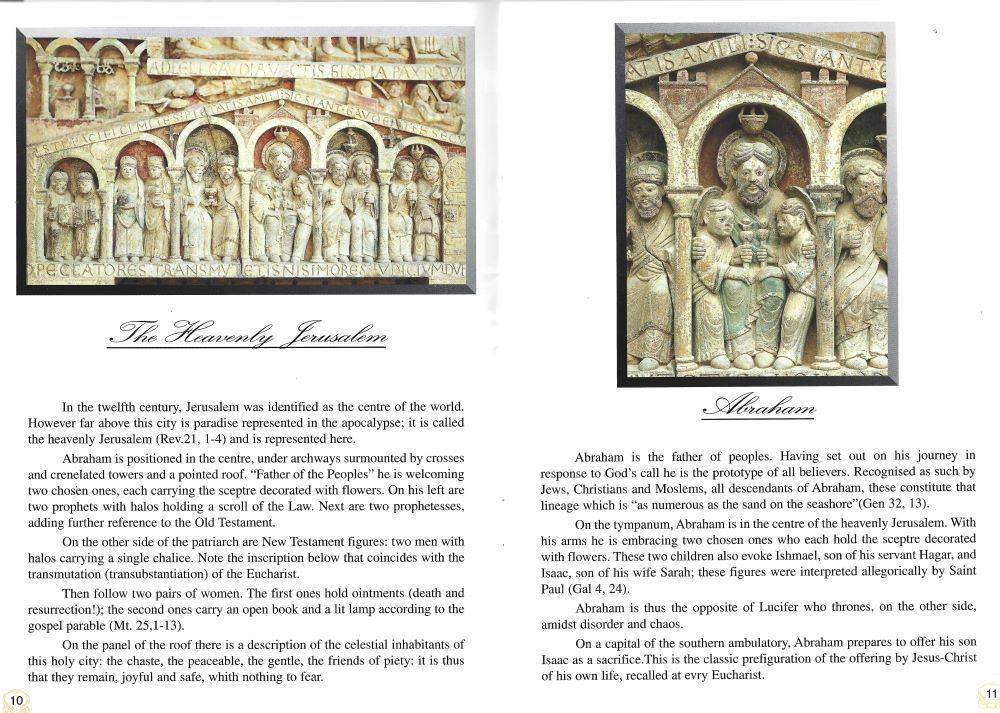 "The Tympanum of Conques in Detail" documentation en Anglais, pas d'exemplaire en français le jour de notre visite