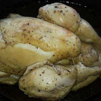 Poulet rôti à la cocotte