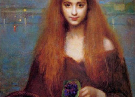 Le Tableau du Samedi : Georges Louis Picard (1857-1943), La vendeuse de violettes