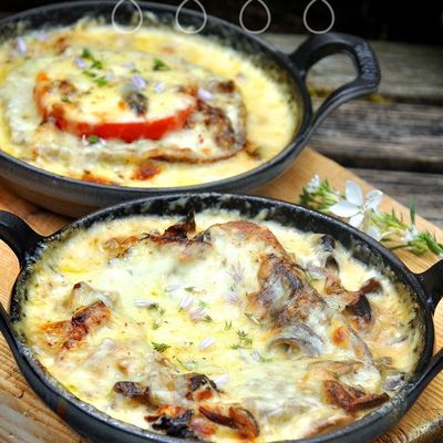 Croûtes aux fromages de Savoie et champignons