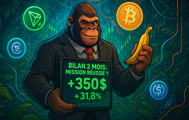 Bilan Stratégique – 63 Jours dans la Jungle Crypto : Mon Portefeuille Rééquilibré a Tenue la Tempête
