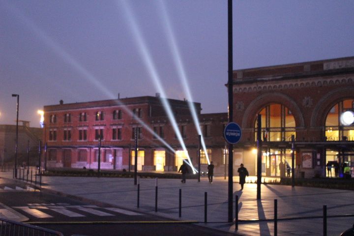 Inauguration du parvis de la gare de Saint-Quentin.