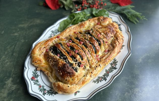 Wellington di Salmone Spinaci e Barbabietole 