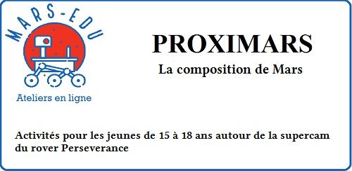 PROXIMARS, la composition de Mars