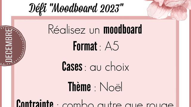DT - Défi "Moodboard 2023" - décembre @PCC