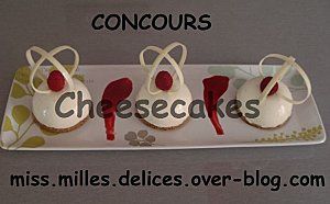 Cheesecake aux daims .