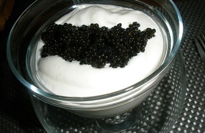 Caviar en apesanteur ...