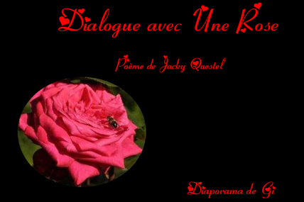 Dialogue avec une rose