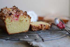 Cake aux groseilles et biscuits de Montbozon #partenariat