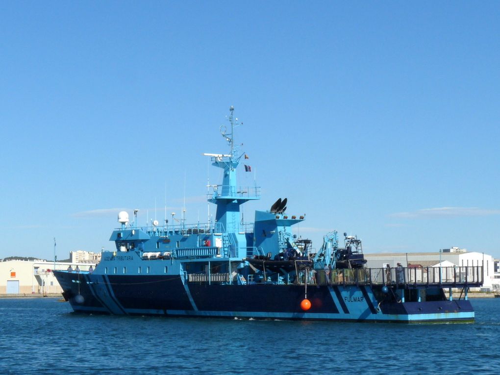 FULMAR , patrouilleur des douanes espagnole arrivant à la Seyne sur Mer le 02 juillet 2017