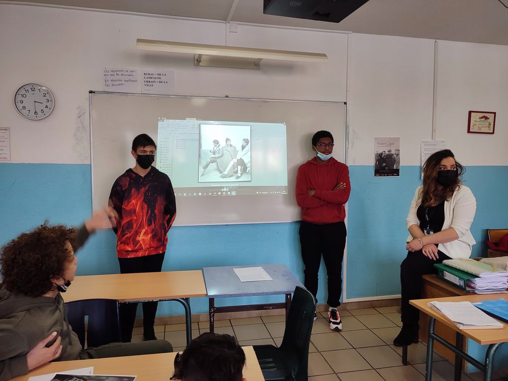 Intervention &quot;Hors les Murs du Mémorial de Rivesaltes pour l'EPI 3eme &quot;Camps et Mémoire&quot;