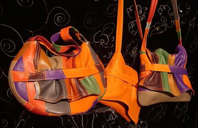 GILLES TEILLON CREATION.SACS CUIR ET TISSUS.