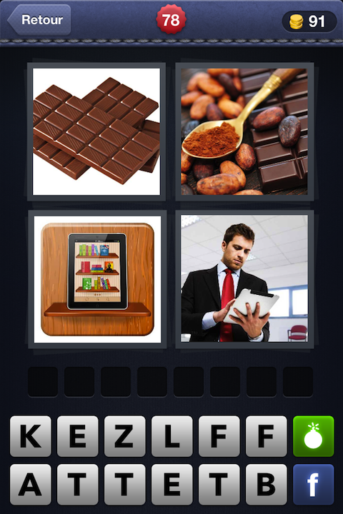 4 images 1 mot: jeu de vocabulaire sympathique