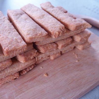 Sablés au parmesan et paprika