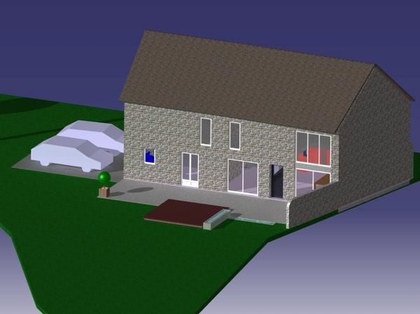 Les plans et images 3D de la maison  terminée