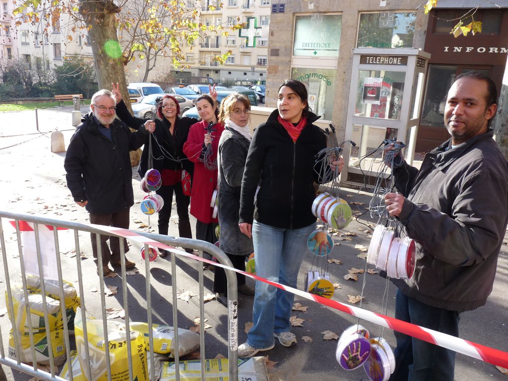 place Morel, l'installation