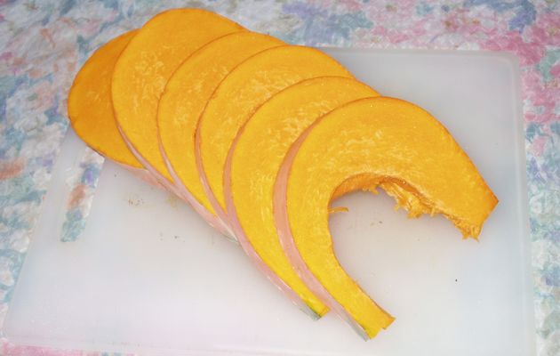 Soupe de citrouille aux châtaignes