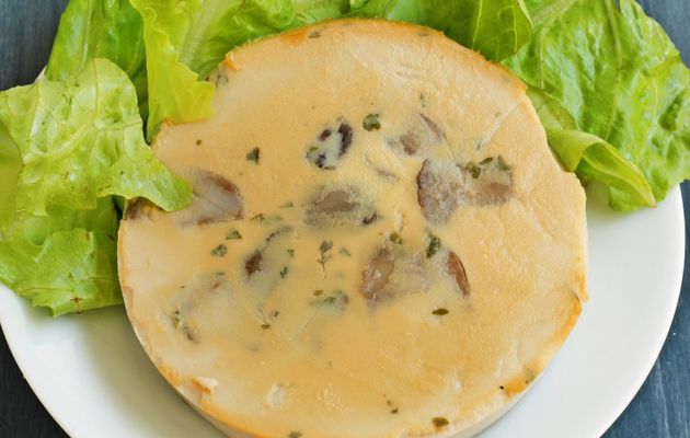 Flan protéiné aux champignons prêt à consommer