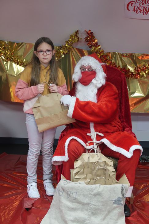 Le Père-Noël est venu à l'école... photos individuelles