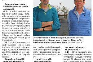 Un article paru dans le Dauphiné le 25 janvier 2025