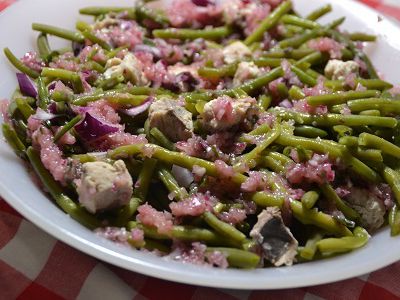 Salade haricots verts saumon au cookeo