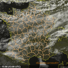 Actus du jeudi 19 juillet 2012 : Nuages nombreux en France - Incendies de forêts sur les Pyrennées Orientales ainsi qu'au Portugal - Tempête tropicale en Corée du sud