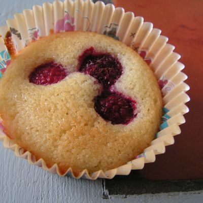 Financiers aux framboises