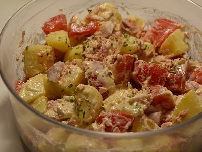 Salade pommes de terre thon recette cookeo