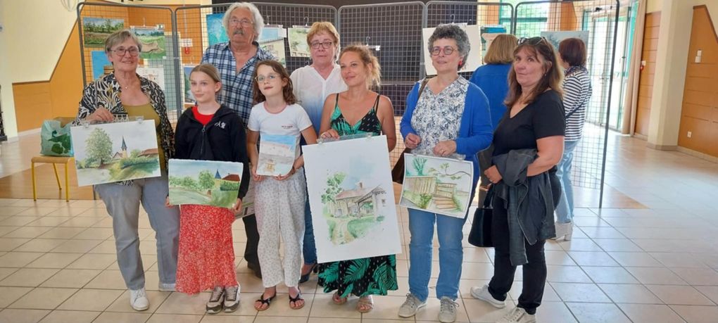 PEINTRES DANS LE VILLAGE