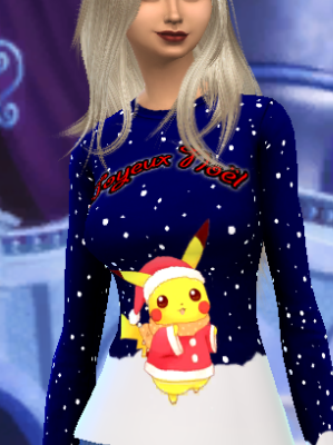 Pull de noël 4 coloris