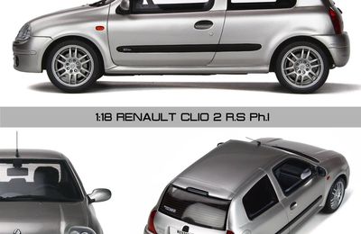 1/18 : OttOmobile dégaine la Renault Clio 2 RS phase 1