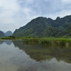 Kenh Ga une balade en sampan en plein cagnard entre rizière et montagnes rocheuses 