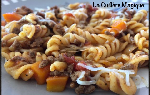 One pot pasta à la bolognaise