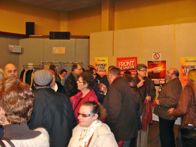 Cérémonie des Voeux de la Section PCF de l'Agglomération Roubaisienne, le 27 janvier 2012