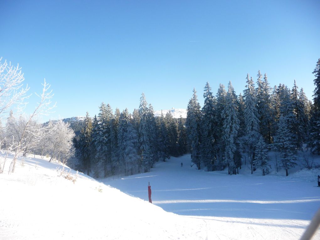 Le Haut-Jura de noêl 2011 vu des pistes de ski alpin !