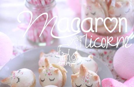 Macarons licornes