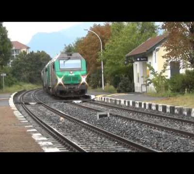 Train manoeuvres en gare de Jarrie-Vizille