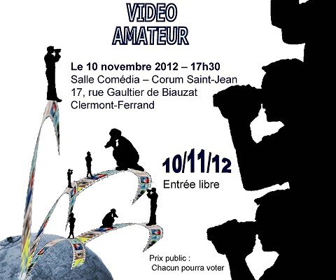 Rencontres régionales du film vidéo Amateur : 10 novembre à 17 h 30 salle Comedia (clermont-fd)