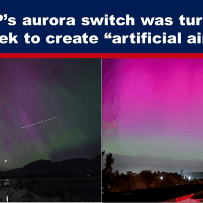 Le commutateur d'aurores de HAARP a été activé la semaine dernière pour créer des « aurores boréales artificielles ».