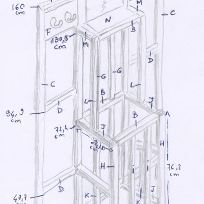 Fabriquer un petit meuble de rangement pour l'entrée