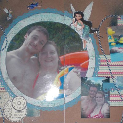 Page de scrap piscine