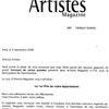Concours Artiste Magazine