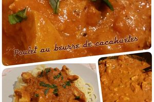 Poulet au beurre de cacahuètes