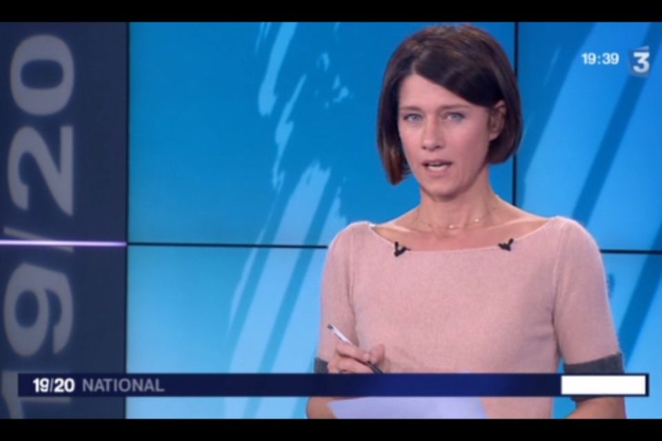 [2012 10 09] CAROLE GAESSLER - FRANCE 3 - LE 19 20 @19H30