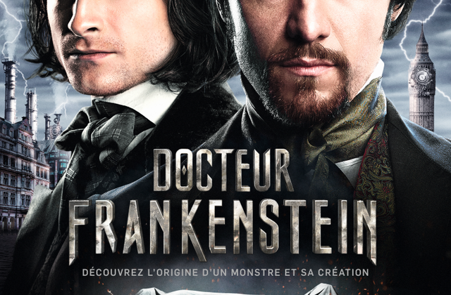 L'affiche française de Victor Frankenstein, avec Daniel Radcliffe. 